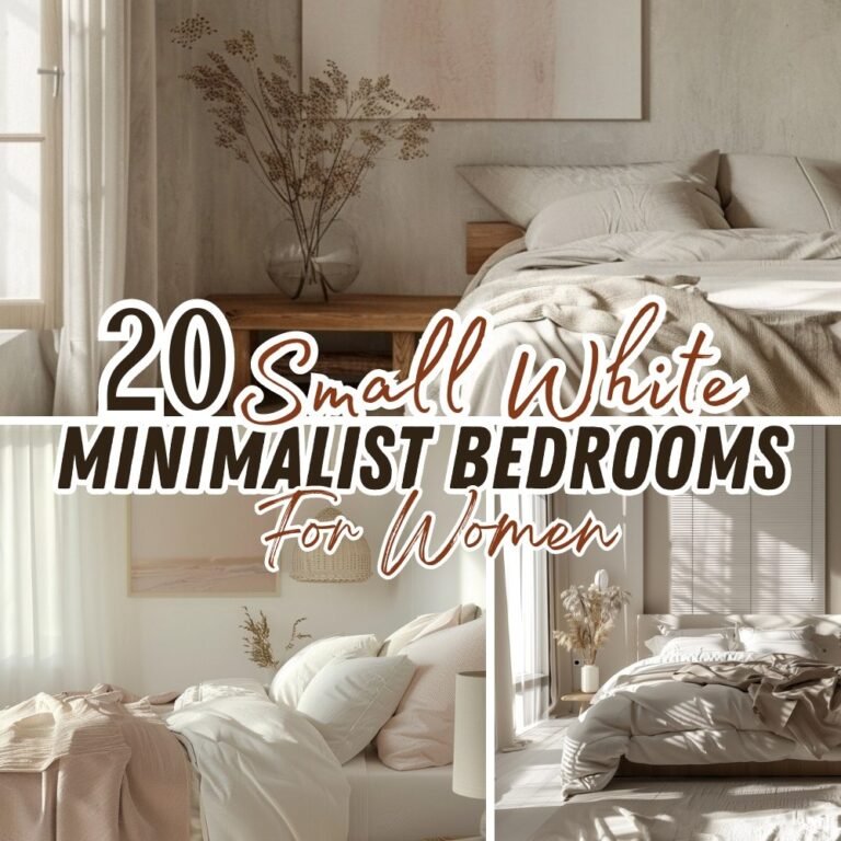 20 Small White Bedrooms That Redefine Minimalist Elegance for Women