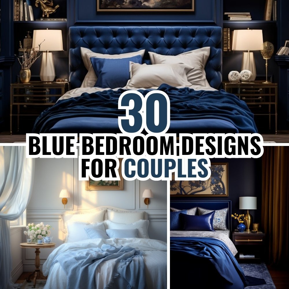 30 Blue Bedroom Designs for couples