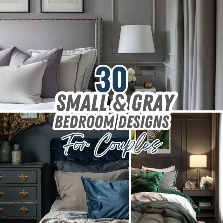 35 Hand-picked Small, Cozy Grey Bedroom Ideas for Couples