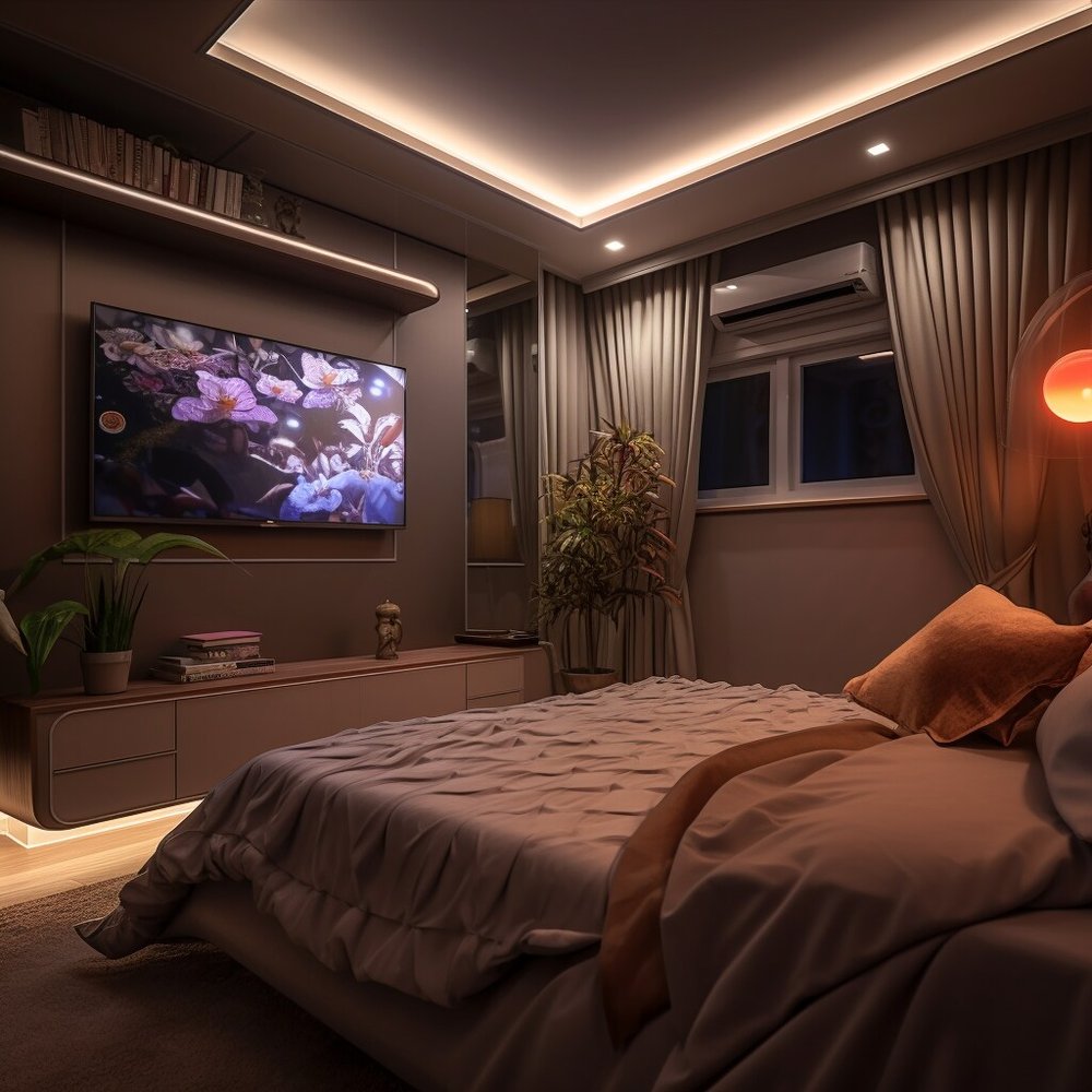 Small Bedroom Ideas for Couples With TV 5