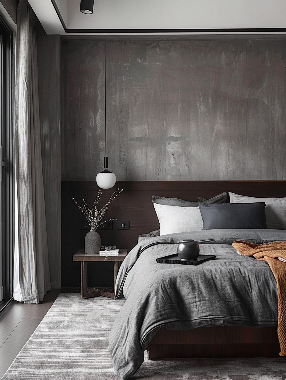 Small Grey Bedroom For Couples 10