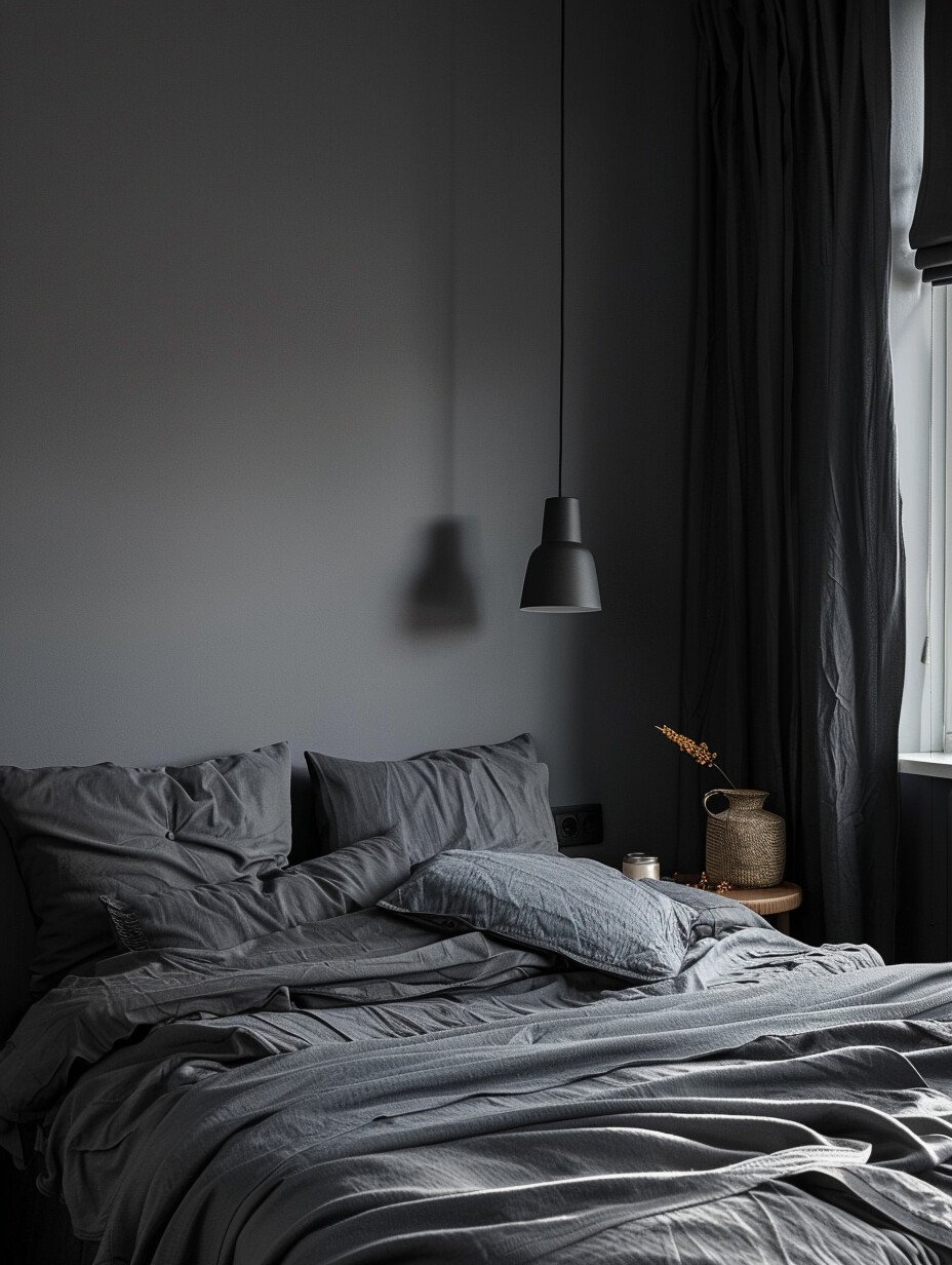 Small Grey Bedroom For Couples 14