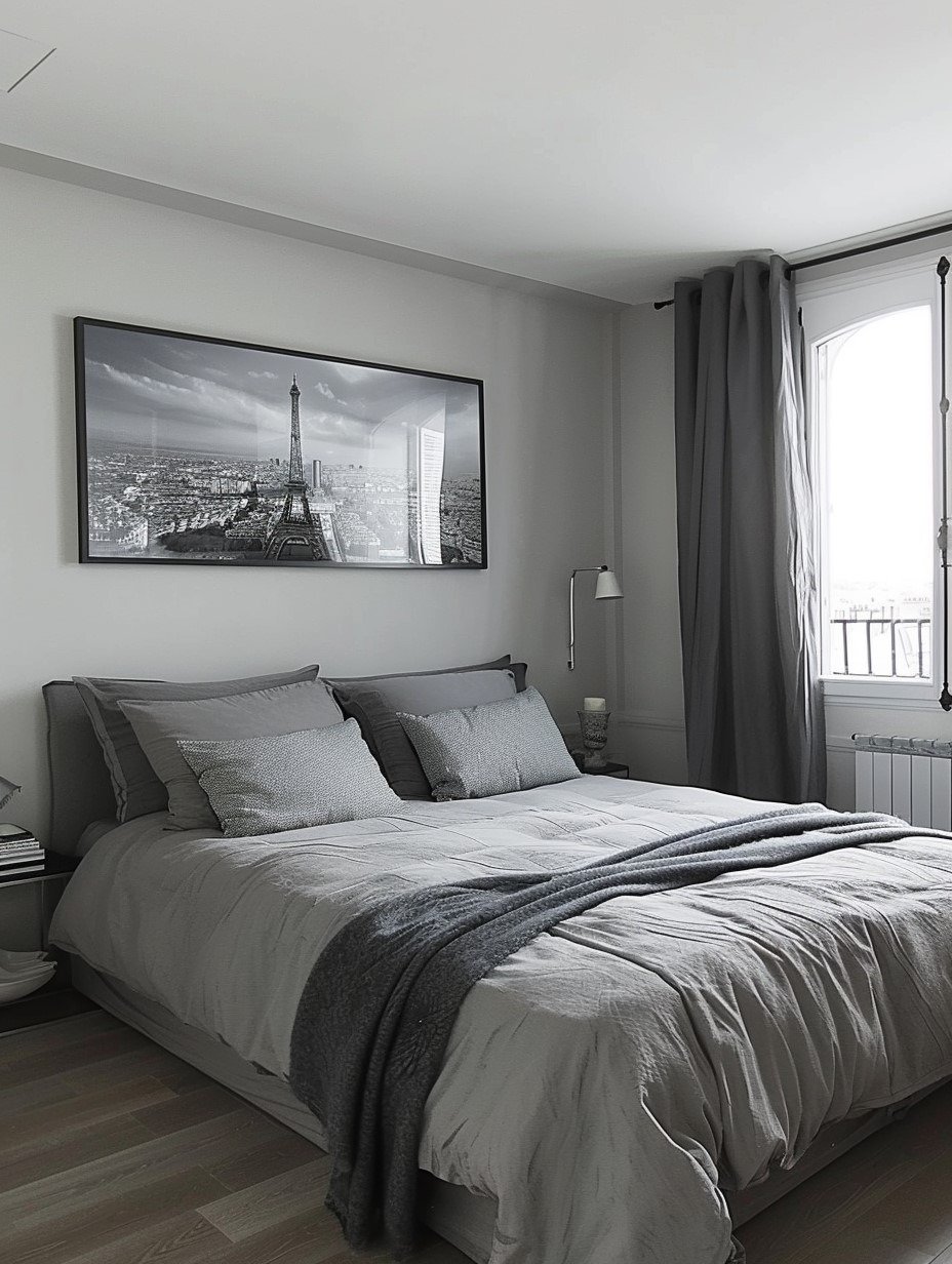 Small Grey Bedroom For Couples 8