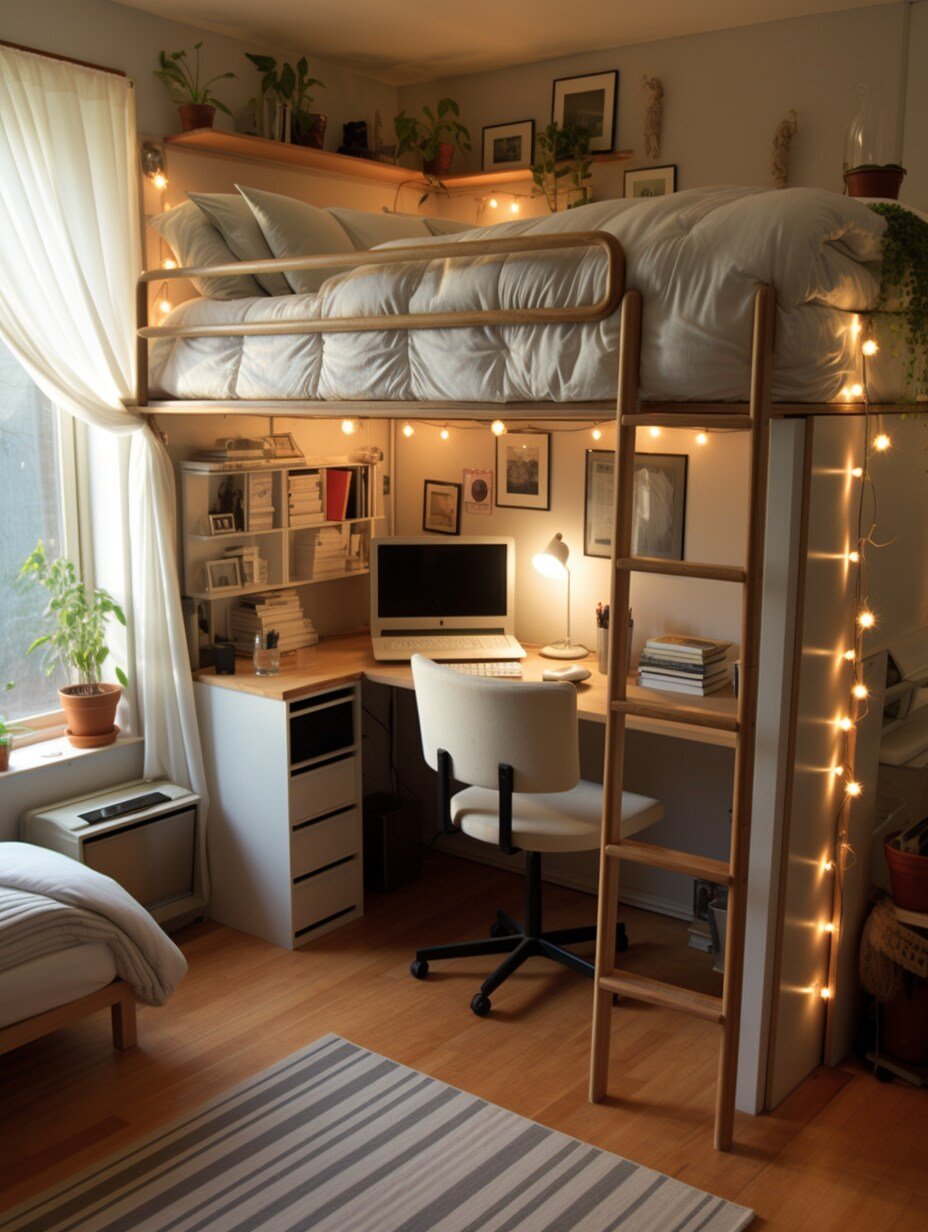 Space Saving Small Bedroom Ideas With a Desk 5