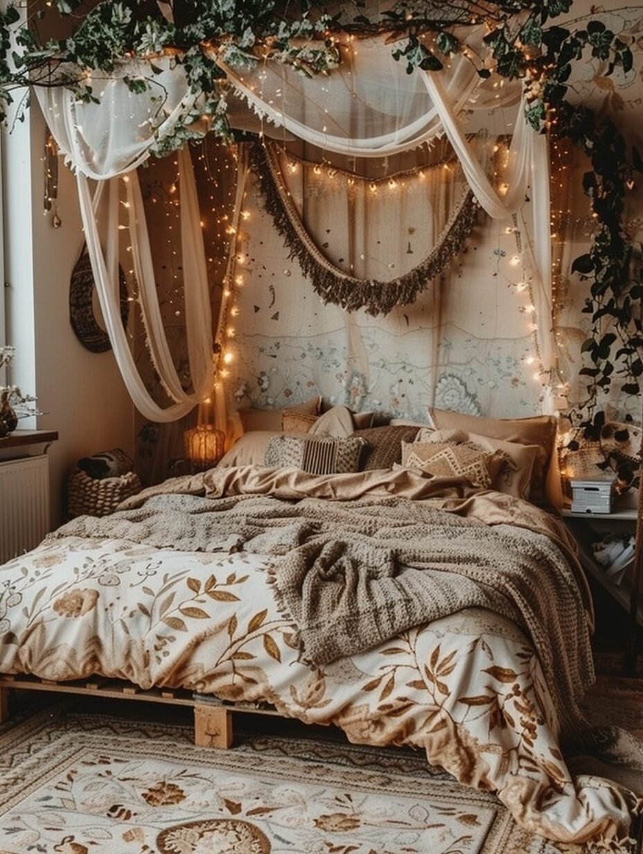 Elegant Boho bedroom 5