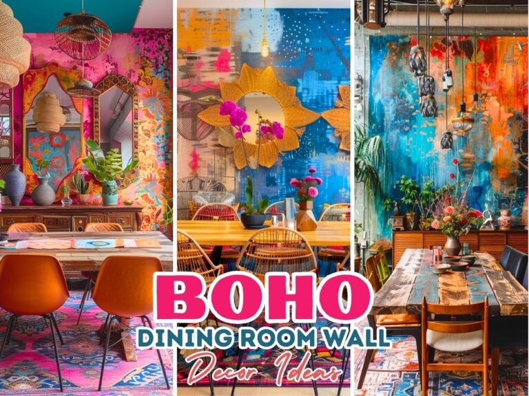 30 Boho Dining Room Wall Decor Ideas