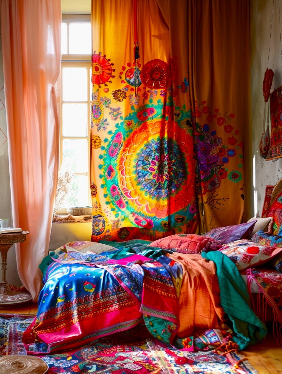 Boho Curtain For Bedroom 8