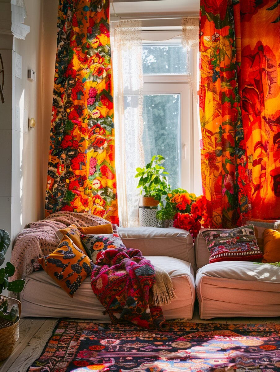 Boho Curtain For Living Room 1