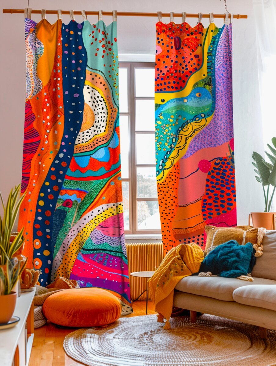Boho Curtain For Living Room 11
