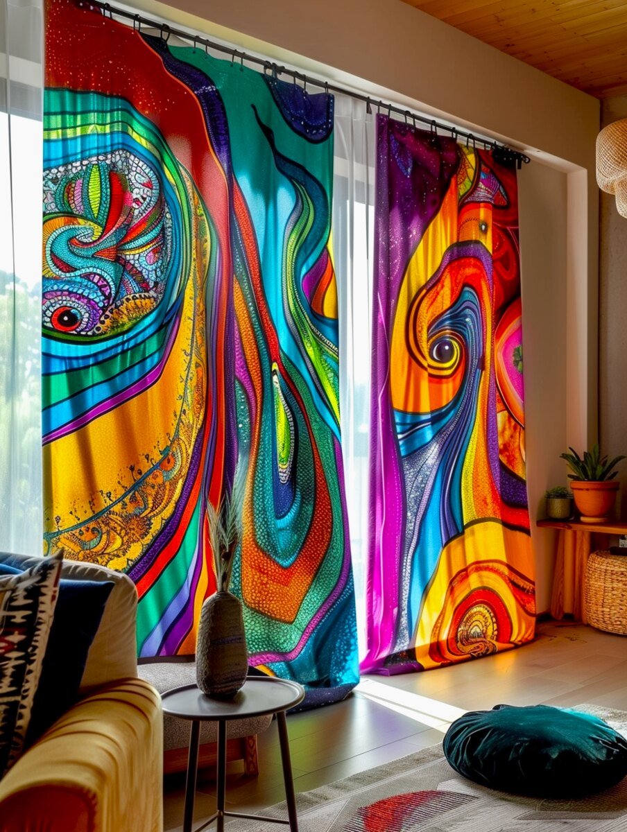 Boho Curtain For Living Room 13