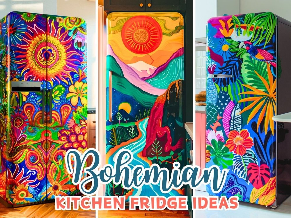 Boho Kitchen Fridge Ideas