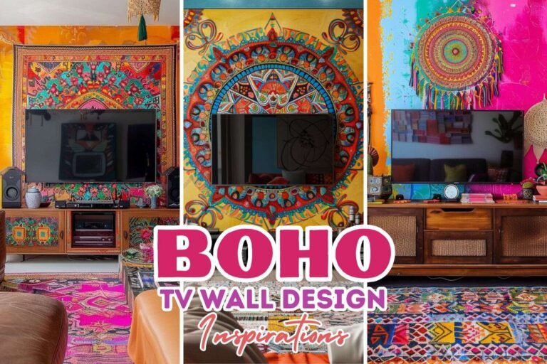 16 Boho TV Wall Ideas You Haven’t Seen Before!