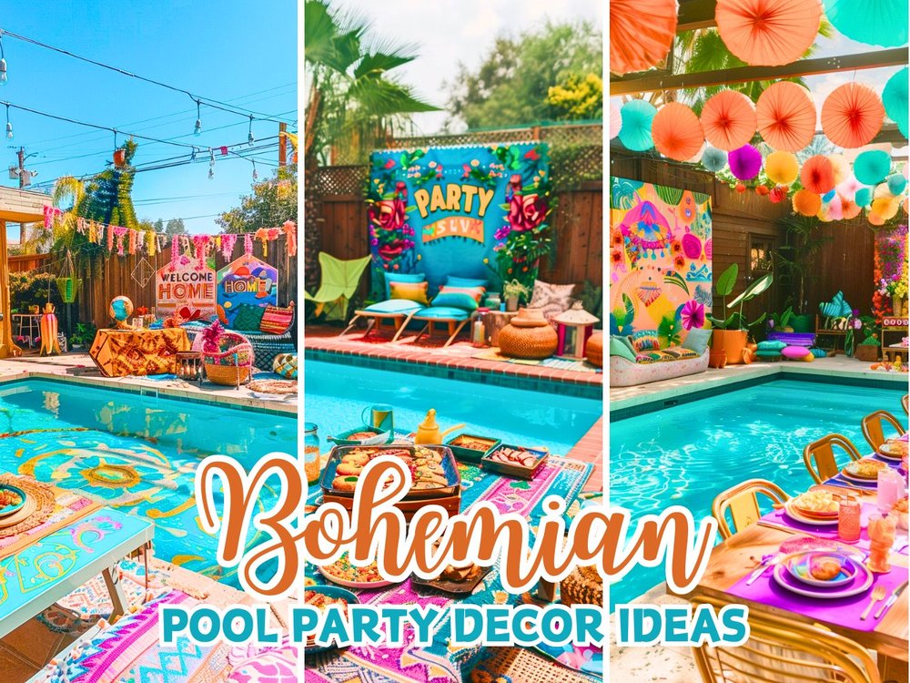 Boho Pool Party Decor Ideas