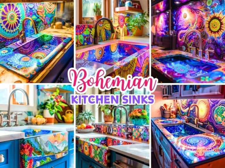 25 Bohemian Kitchen Sink Ideas for the Free-Spirited