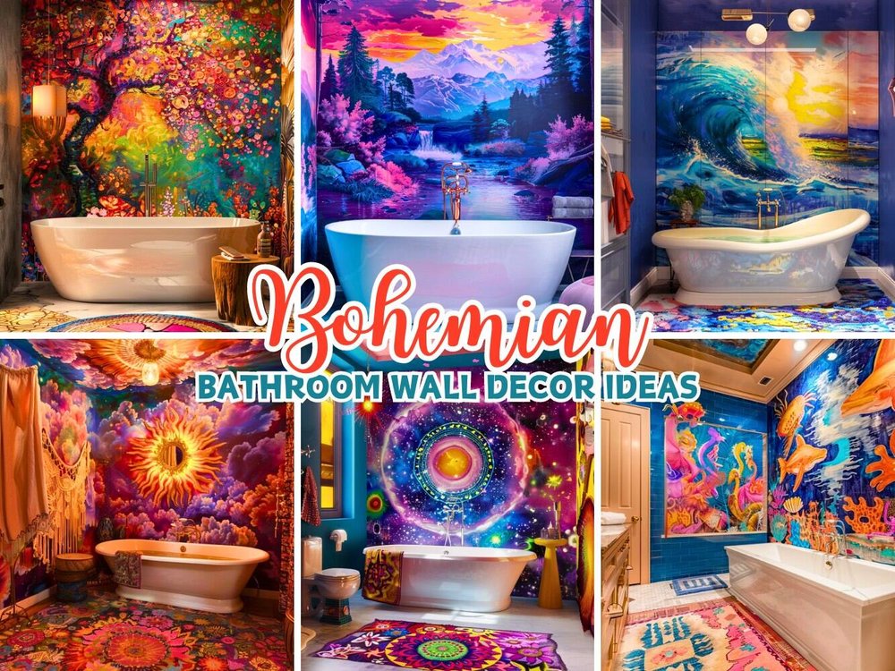 boho Bathroom wall decor Ideas featured image